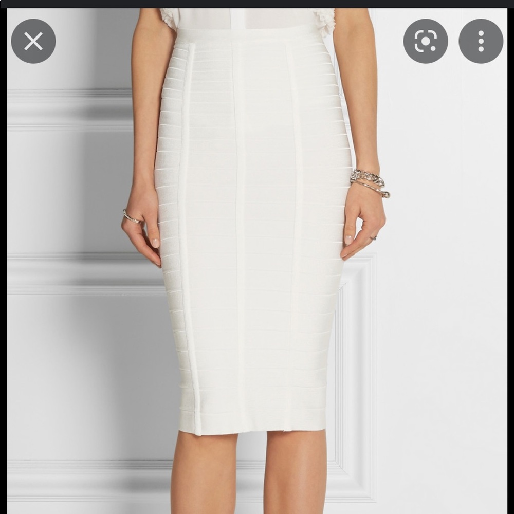 Hervé Léger high waist skirt